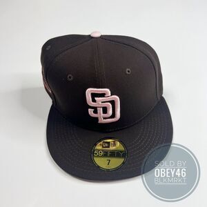 New Era 59Fifty San Diego Padres Strawberry Chocolate Fitted Hat - 7